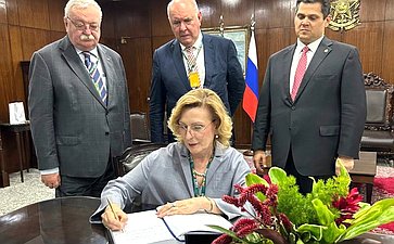 «На полях» Форума в Бразилии Инна Святенко провела ряд двусторонних встреч