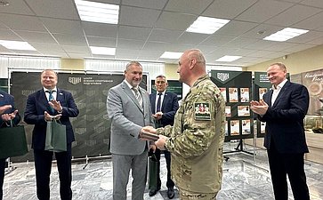 В рамках выездного заседания Комитета СФ по обороне и безопасности сенаторы посетили Центр военно-спортивной подготовки ВОИН