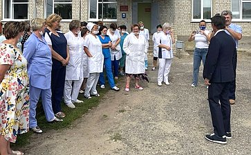 Максим Кавджарадзе посетил с рабочей поездкой Воловский муниципальный район