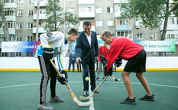 Ирек Ялалов принял участие торжественной церемонии открытия спортивного объекта в Уфе