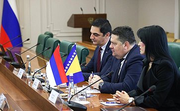 Константин Косачев встретился с Председателем Народной скупщины Республики Сербской (Босния и Герцеговина) Ненадом Стевандичем