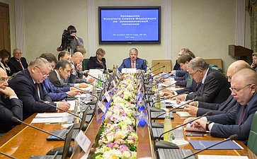 Заседание Комитета Совета Федерации по экономической политике
