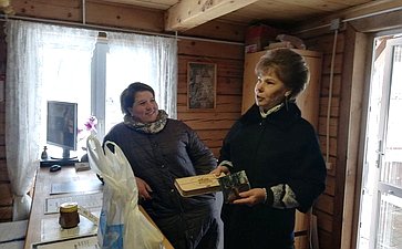 Татьяна Гигель в ходе рабочей поездки по региону побывала в урочище Верх-Байгабак Чемальского района