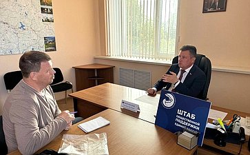 Евгений Богомазов провел личный прием граждан в Вытегорском округе
