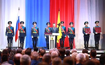 Наталия Косихина приняла участие в церемонии инаугурации губернатора региона Михаила Евраева