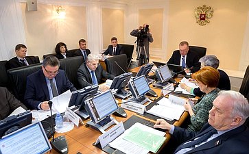 Заседание Комитета СФ по регламенту и организации парламентской деятельности