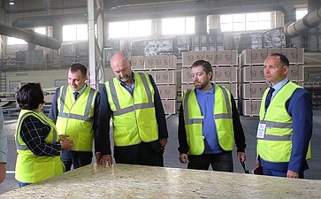 Сенаторы посетили деревоперерабатывающие предприятия в Кировской области