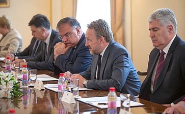 Встреча В. Матвиенко с членами Президиума Боснии и Герцеговины