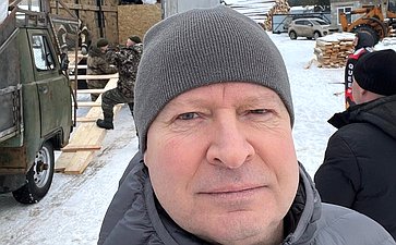 Виктор Шептий принял участие в отправке груза в зону СВО