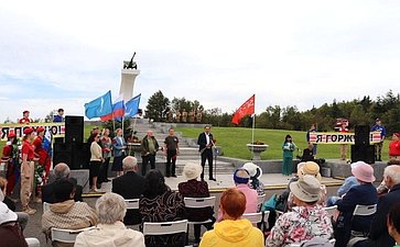 Андрей Хапочкин принял участие в митинге в честь 79-й годовщины освобождения Сахалина от японских милитаристов