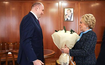 Встреча Председателя Совета Федерации Валентины Матвиенко с руководством Оренбургской области