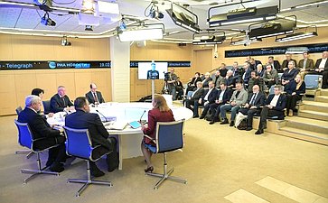 Сенатор РФ Алексей Наумец принял участие в пресс-конференции «Имена Победы: ко Дню защитника Отечества»