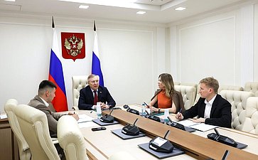 Заседание Совета Палаты молодых законодателей при Совете Федерации