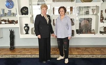 Ольга Бас встретилась с президентом Общероссийской общественно-государственной организации «Союз женщин России» Екатериной Лаховой