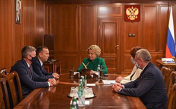 Встреча Председателя СФ Валентины Матвиенко с руководством Курганской области