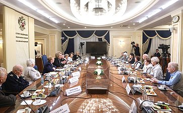 Встреча Председателя Совета Федерации Валентины Матвиенко с делегацией общества «Жители блокадного Ленинграда» Санкт-Петербурга