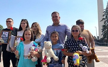 Айрат Гибатдинов принял участие в акции, посвященной памяти детей Донбасса, которые погибли в ходе военных действий киевского режима
