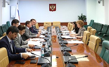 Совещание Комитета Совета Федерации по федеративному устройству, региональной политике, МСУ и делам Севера