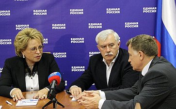 Председатель СФ на выборах в Санкт-Петербурге