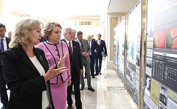 Валентина Матвиенко открыла выставку, посвященную 80-летию Курской битвы