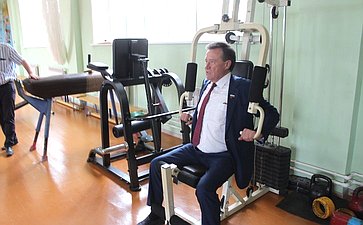 Сергей Рябухин в ходе работы в регионе посетил Вешкаймский район