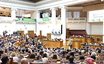 Пленарное заседание XI Невского международного экологического конгресса