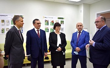 Николай Федоров и председатель правления Россельхозбанка Борис Листов посетили Чувашский государственный аграрный университет