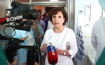 Посещение отделений ФГБУ «НМИЦ ССХ им. А.Н. Бакулева» Минздрава России