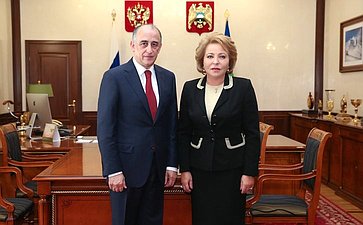 Валентина Матвиенко провела встречу с главой Кабардино-Балкарии Юрием Коковым