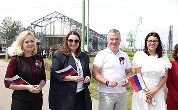 Ольга Щетинина приняла участие в патриотической акции, приуроченной ко Дню России