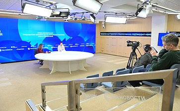Пресс-конференция председателя Комитета Совета Федерации по социальной политике по итогам работы Комитета в осеннюю сессию