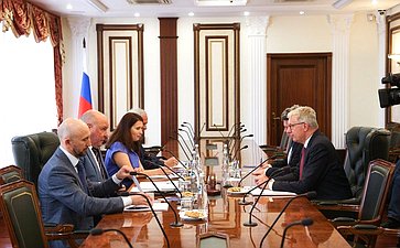 Григорий Карасин провел встречу с постоянным членом делегации Европарламента в Комитете парламентского сотрудничества Россия – ЕС, евродепутатом от Люксембурга Фернаном Картрайзером