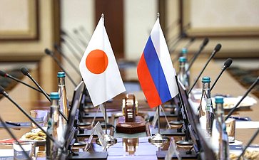 Встреча заместителя Председателя СФ Константина Косачева с депутатом Палаты советников Парламента Японии Мунэо Судзуки