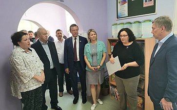 Сергей Рябухин в ходе региональной поездки посетил муниципальное образование «Майнский район» район и обсудил вопросы развития здравоохранения