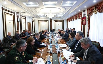 Заседание Комитета Совета Федерации по обороне и безопасности