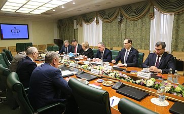 Встреча Фарита Мухаметшина с Председателем Верховного Совета Приднестровья Александром Коршуновым