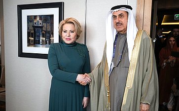 Валентина Матвиенко встретилась с Председателем Федерального национального совета ОАЭ Сакром Гоббашем