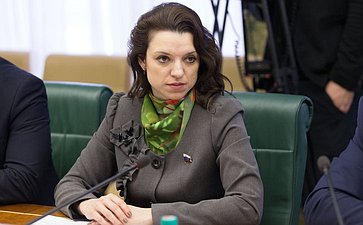 Ю. Вепринцева на заседании Комитета общественной поддержки жителей Юго-Востока Украины