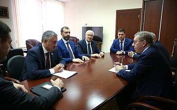 Встреча председателя Комитета СФ по аграрно-продовольственной политике и природопользованию с Губернатором Иркутской области