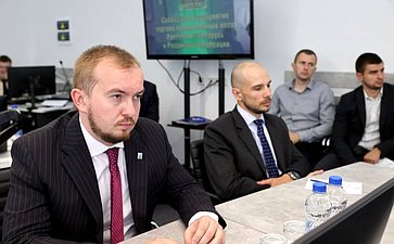 Константин Долгов принял участие в совместном мероприятии торгово-промышленных палат Республики Беларусь и Российской Федерации (фото БЕЛТА)