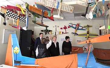 Ольга Бас посетила Луганский учебно-воспитательный комплекс имени летчика-космонавта Г.Т. Берегового