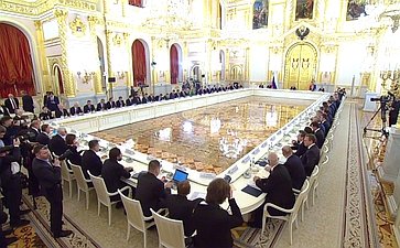 Председатель Совета Федерации Валентина Матвиенко приняла участие в заседании Совета при Президенте по стратегическому развитию и национальным проектам