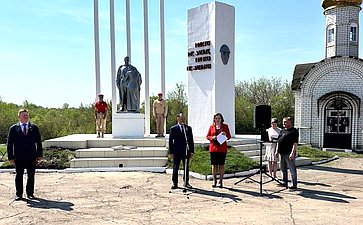 Игорь Мурог принял участие в церемонии зажжения Вечного огня в Ряжске
