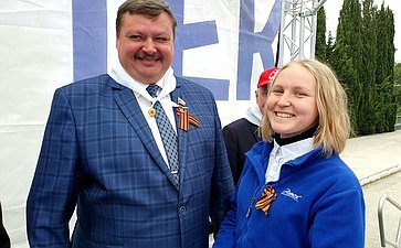 Сергей Колбин принял участие в открытии тематической смены «Школа будущих командиров» в «Артеке»
