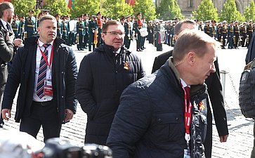 Председатель Совета Федерации Валентина Матвиенко присутствовала на военном параде в ознаменование 80-й годовщины Великой Победы