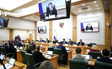 Совместное расширенное заседание Комитета СФ по социальной политике и Комитета СФ по Регламенту и организации парламентской деятельности по вопросу подготовки и проведения «правительственного часа»