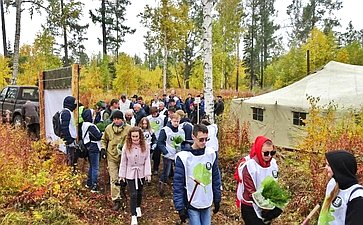 Андрей Чернышев принял участие во Всероссийской акции «Сохраним лес»