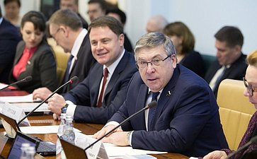 В. Рязанский Расширенное заседание Комитета Совета Федерации по социальной политике