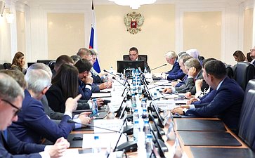 Заседание Комитета Совета Федерации по Регламенту и организации парламентской деятельности