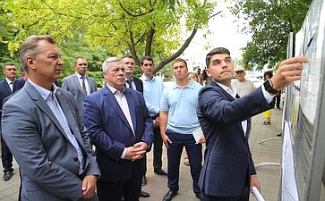 Рабочая поездка первого заместителя Председателя СФ Андрея Яцкина в г. Таганрог